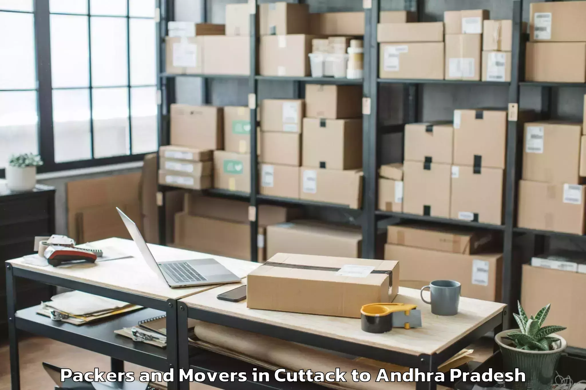 Top Cuttack to Kamalapuram Packers And Movers Available